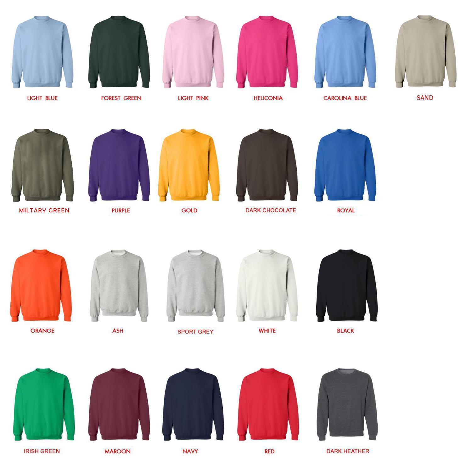 sweatshirt color chart - Night Of The Living Dead Merch