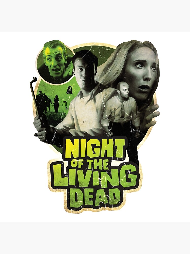 Night Of The Living Dead 1968 Throw Pillow - Image 2