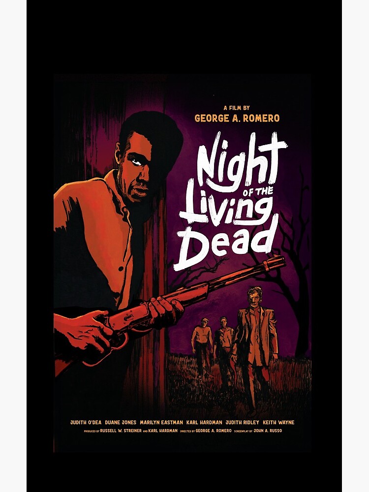 Night Of The Living Dead Alternative Movie Poster Shower Curtain - Image 2