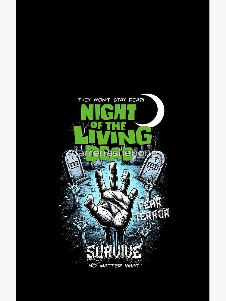Night Of The Living Dead Fanart Shower Curtain - Image 2