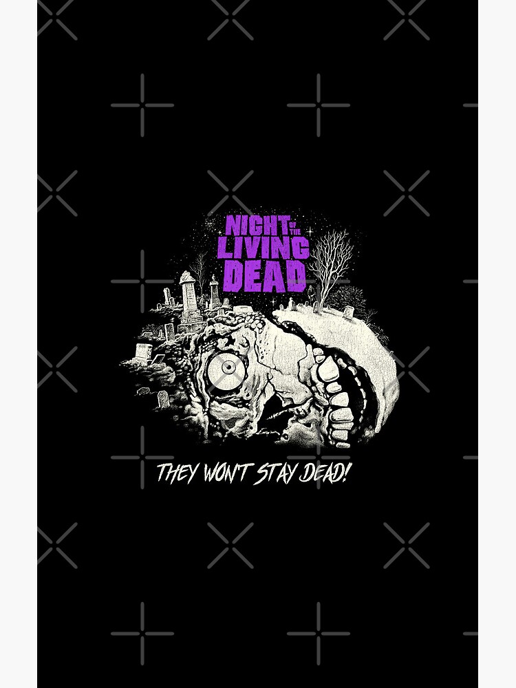 Night Of The Living Dead Horror Zombie Shower Curtain - Image 2