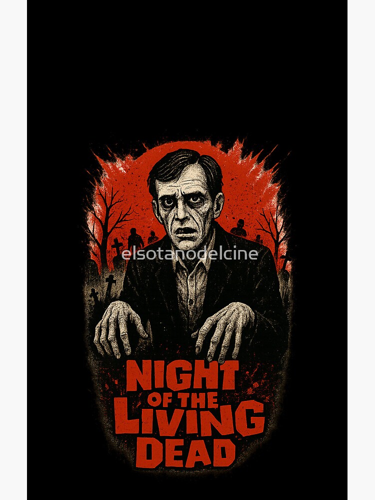 Night Of The Living Dead Zombie Shower Curtain - Image 2