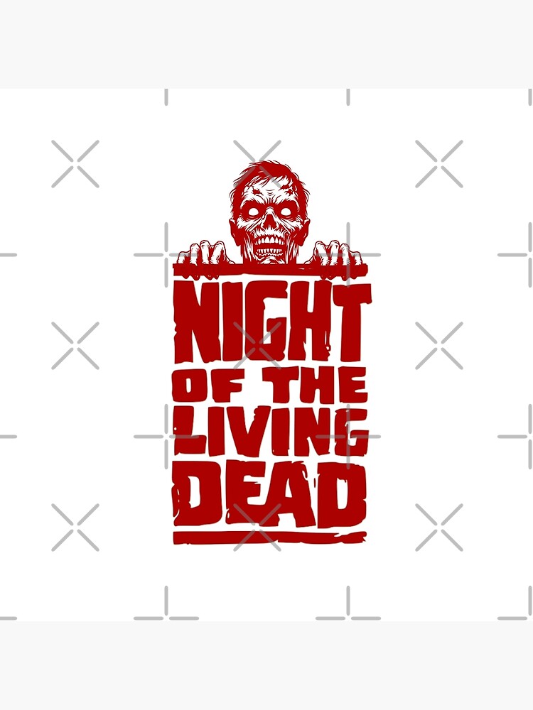 Night Of The Living Dead Red Logo Tapestry - Image 2