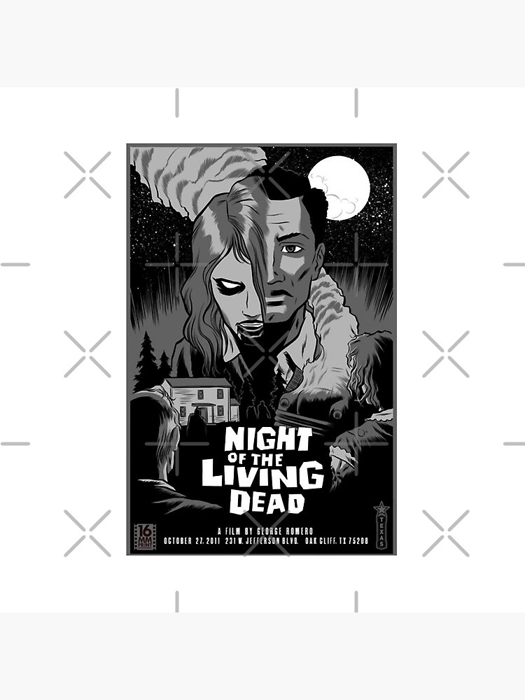 Mens Funny Horror Night Of The Living Dead Cool Graphic Tapestry - Image 2