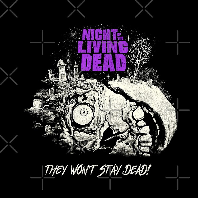 Night Of The Living Dead Zombie Tote Bag - Image 2