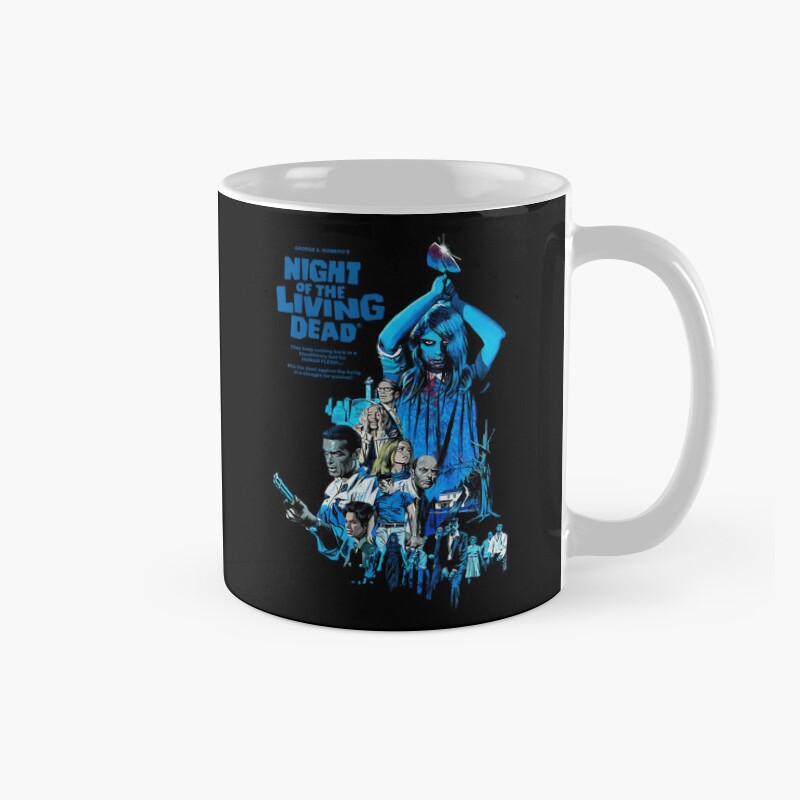 Vintage Scary Halloween Movie Horror Film Mug