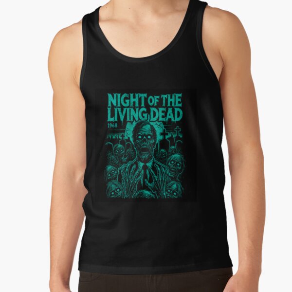 Night Of The Living Dead 1968 Horror Zombie Tank Top - Image 2