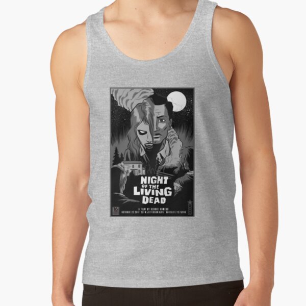 Night Of The Living Dead Cool Graphic Tank Top - Image 3