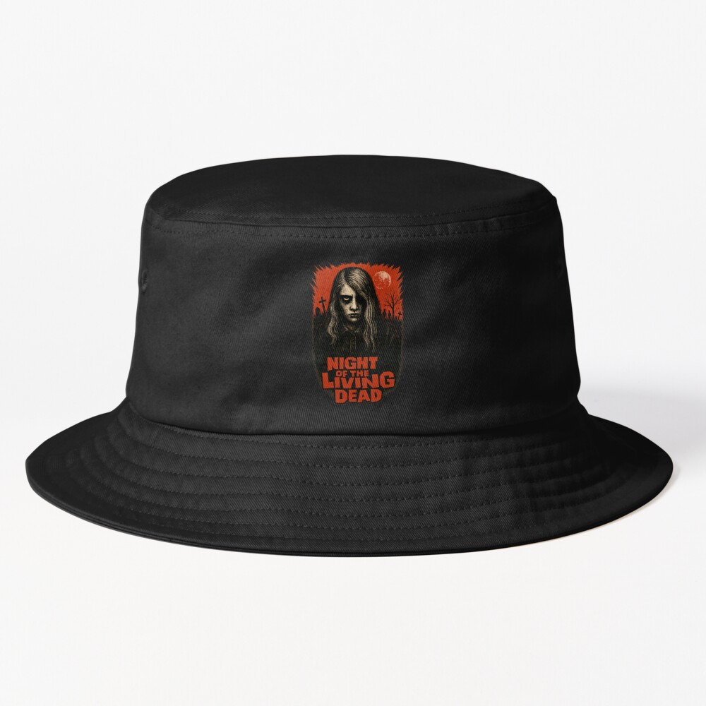 Night Of The Living Dead Zombie Horror Bucket Hat