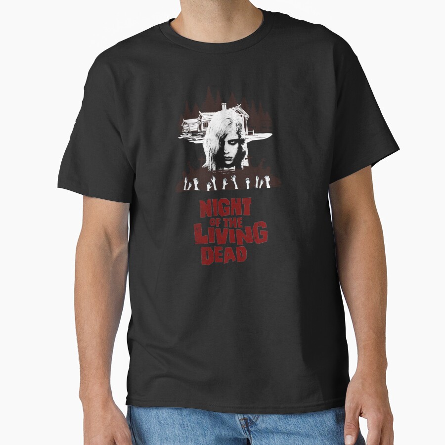 Night Of The Living Dead Scared T-shirt - Image 2