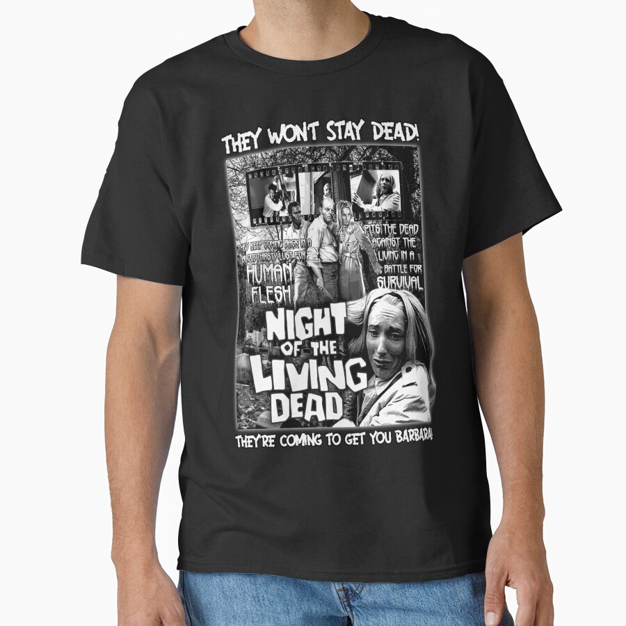 Night Of The Living Dead Retro T-shirt - Image 2