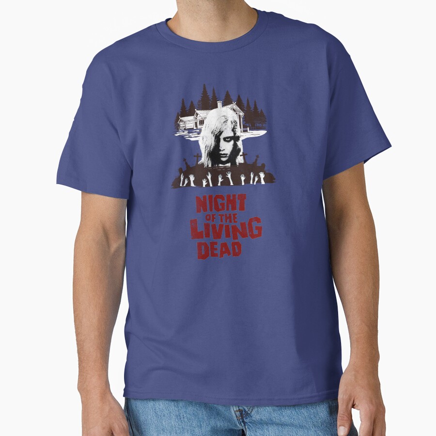 Night Of The Living Dead Scared T-shirt - Image 4