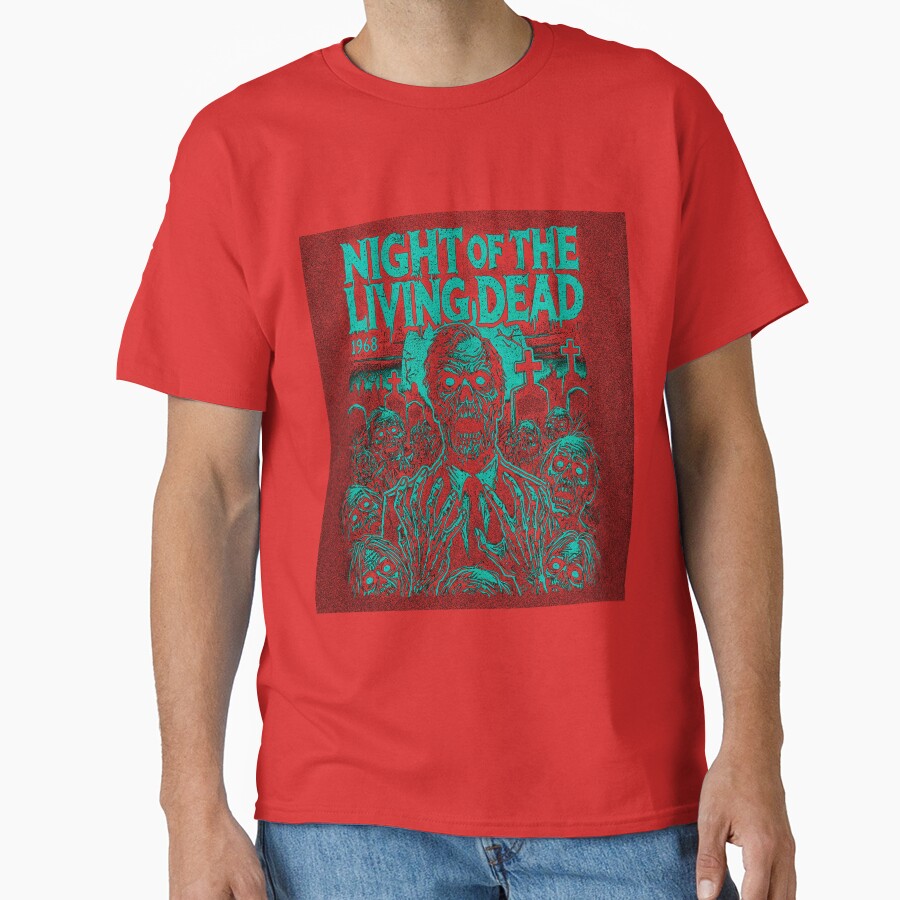 Night Of The Living Dead 1968 Horror Zombie T-shirt - Image 5