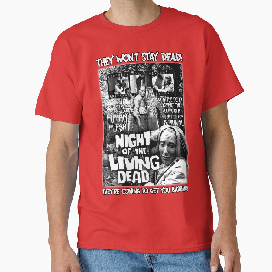 Night Of The Living Dead Retro T-shirt - Image 5