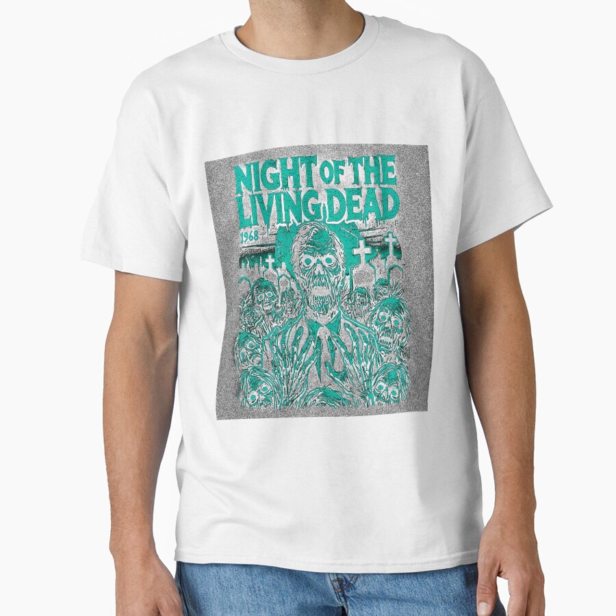 Night Of The Living Dead 1968 Horror Zombie T-shirt - Image 2