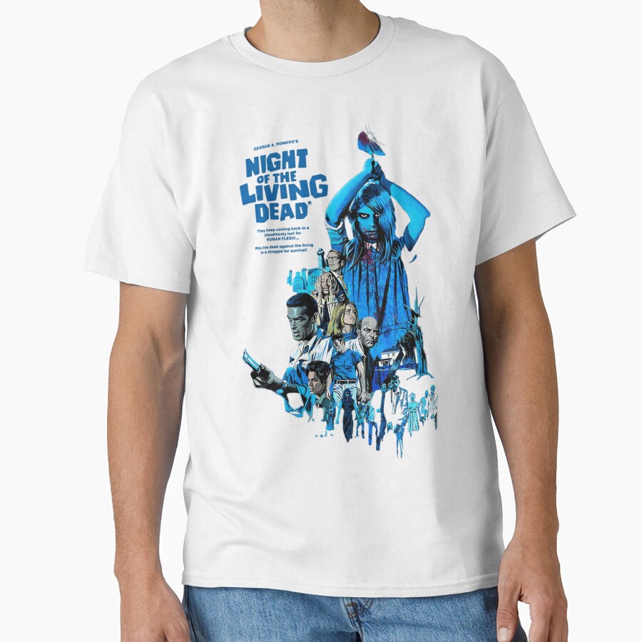 Vintage Scary Halloween Movie Horror Film T-shirt - Image 2