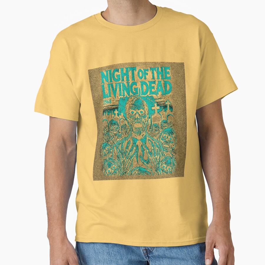 Night Of The Living Dead 1968 Horror Zombie T-shirt - Image 6