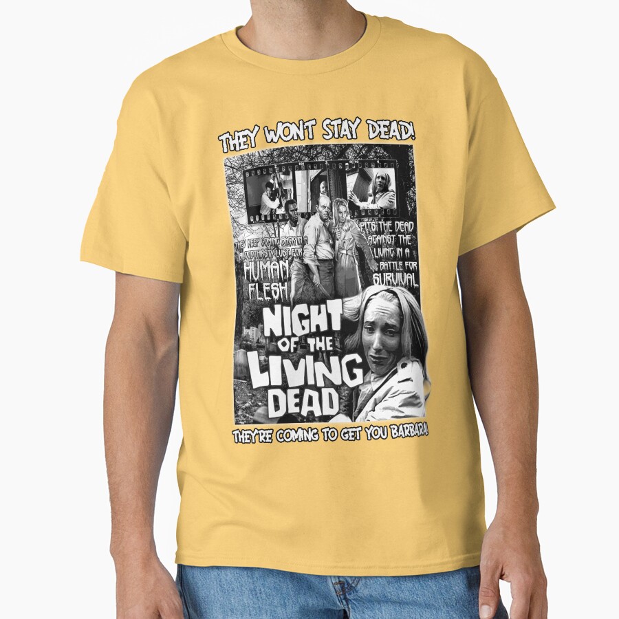 Night Of The Living Dead Retro T-shirt - Image 6