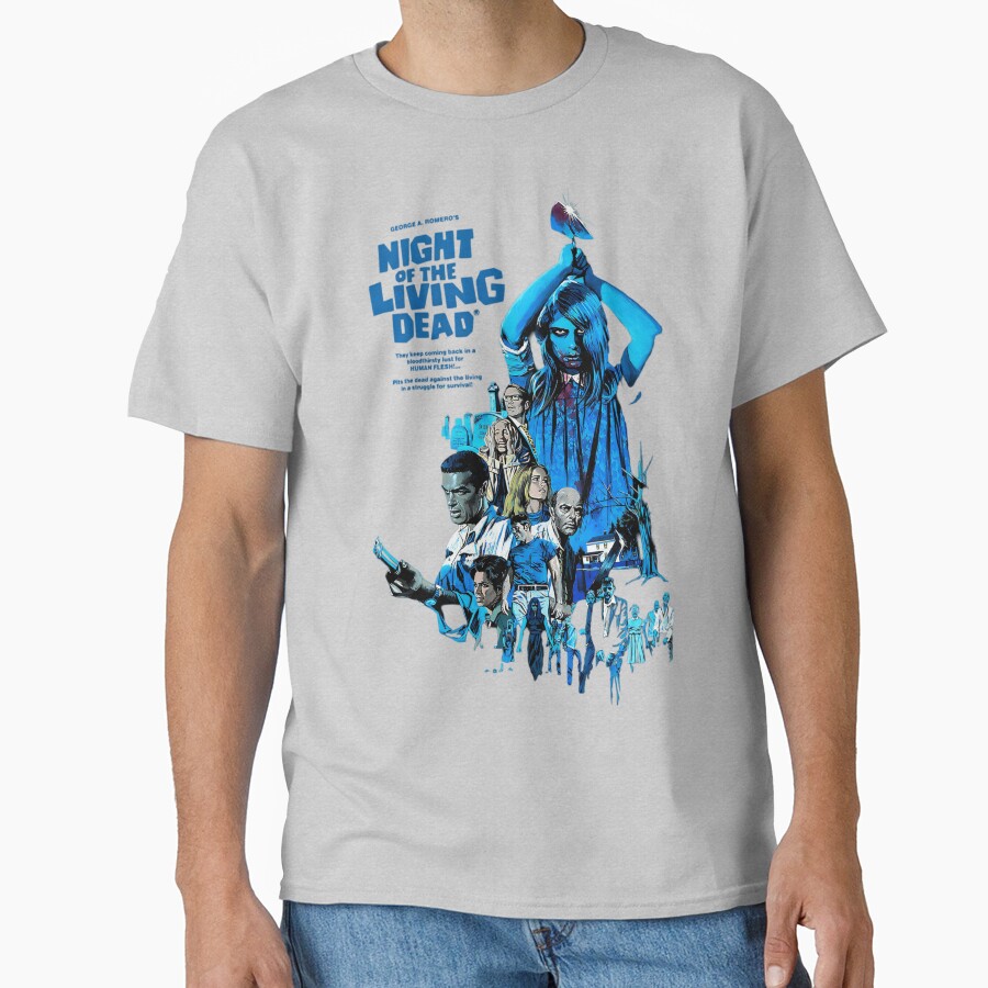 Vintage Scary Halloween Movie Horror Film T-shirt - Image 3