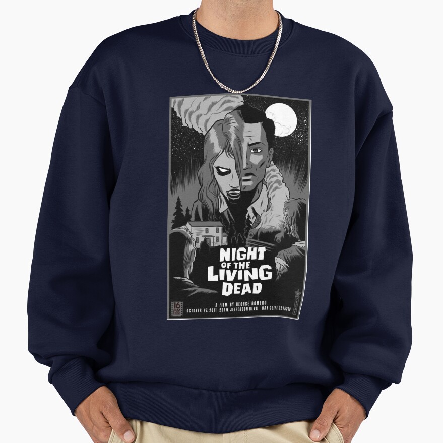 Night Of The Living Dead Cool Graphic Sweatshirt - Image 5
