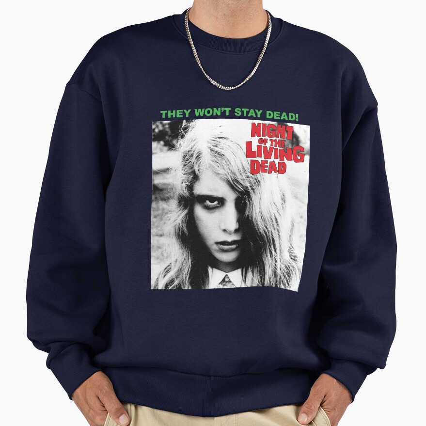 Night Of The Living Dead Little Zombie Girl Sweatshirt - Image 5