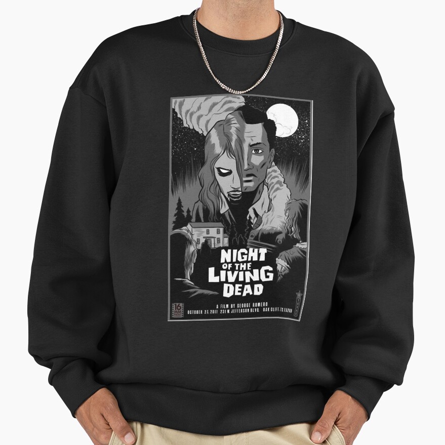 Night Of The Living Dead Cool Graphic Sweatshirt - Image 2