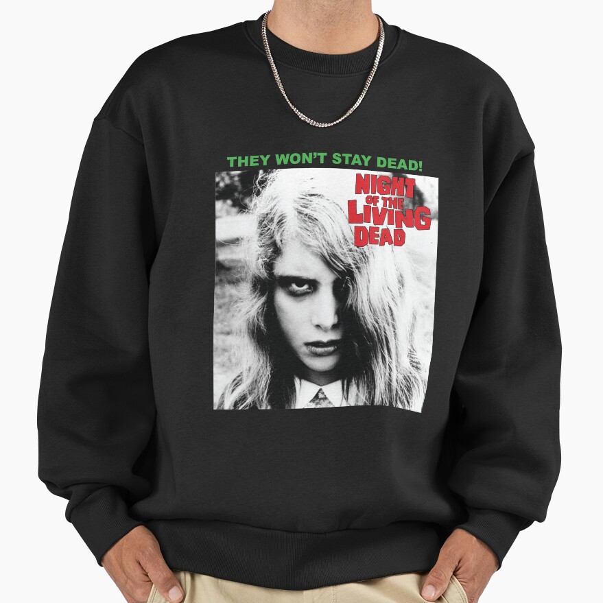 Night Of The Living Dead Little Zombie Girl Sweatshirt - Image 2