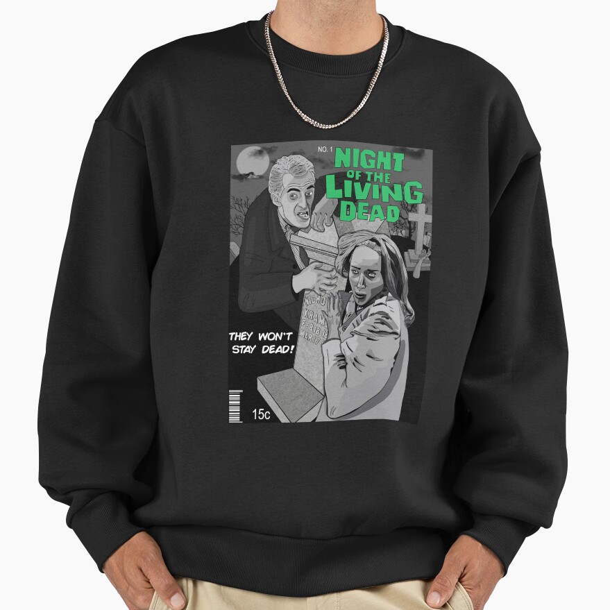 Night Of The Living Dead They Won T Stay Dead Sweatshirt - Image 2