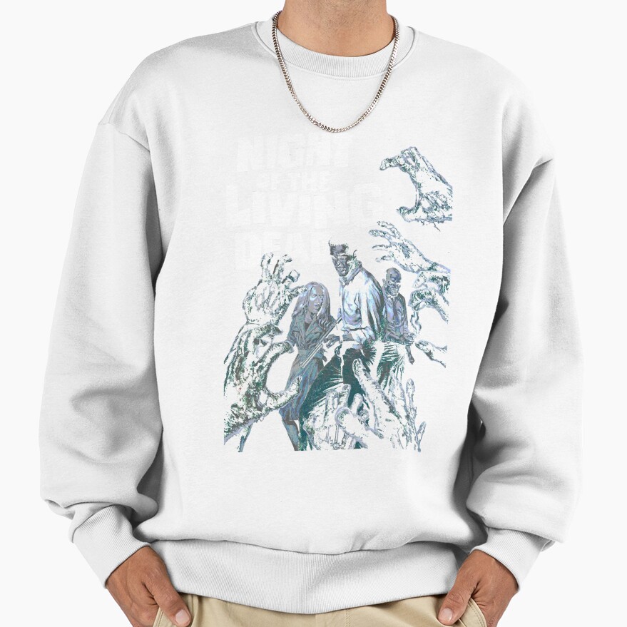 Night Of The Living Dead Vintage Retro Sweatshirt - Image 2