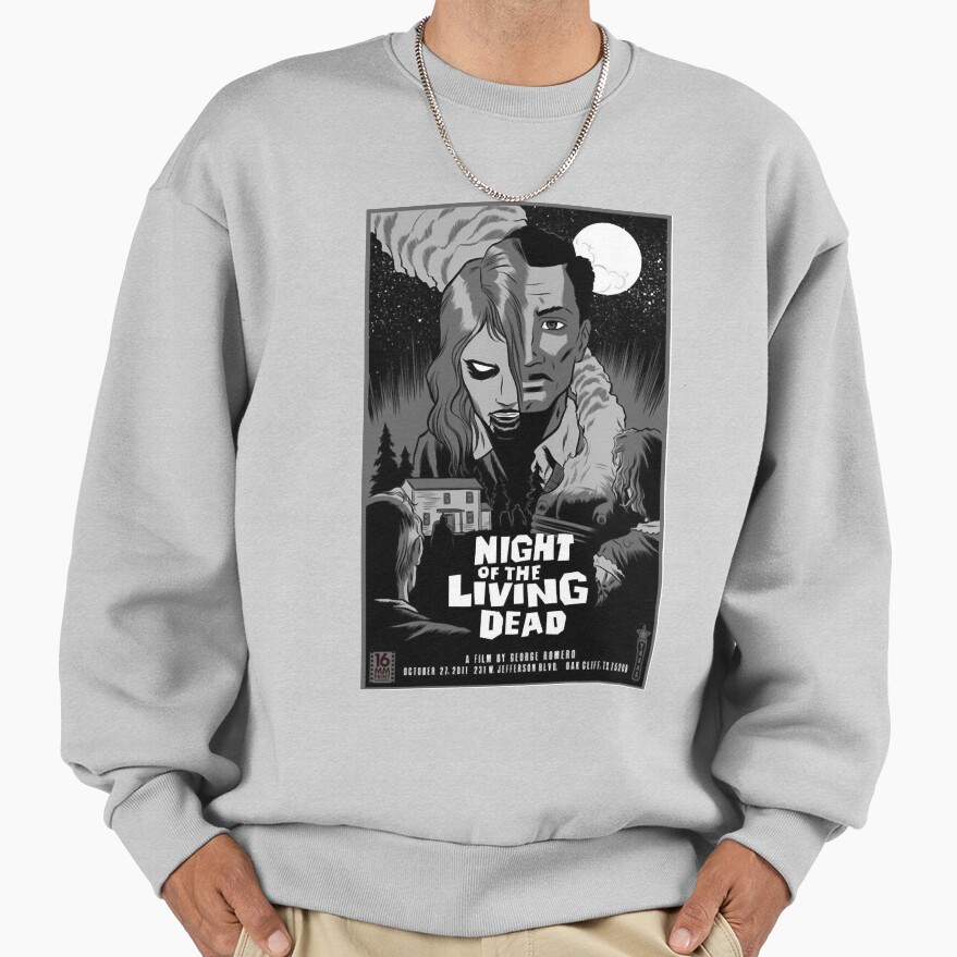 Night Of The Living Dead Cool Graphic Sweatshirt - Image 4