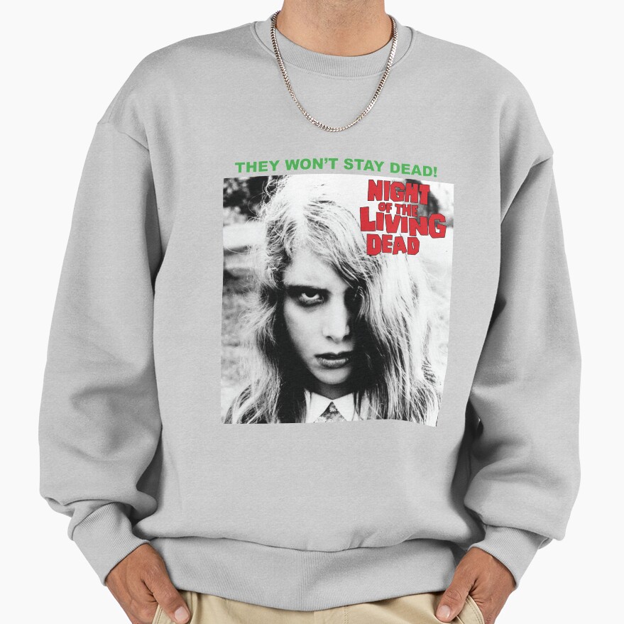 Night Of The Living Dead Little Zombie Girl Sweatshirt - Image 4