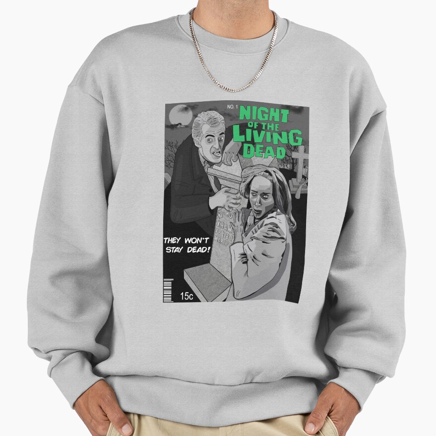 Night Of The Living Dead They Won T Stay Dead Sweatshirt - Image 4