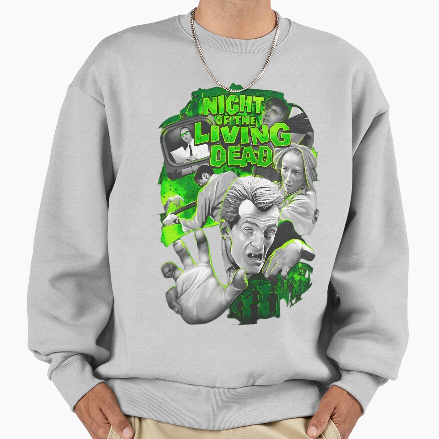 Scary Movie Vintage Halloween Horror Film Sweatshirt - Image 4