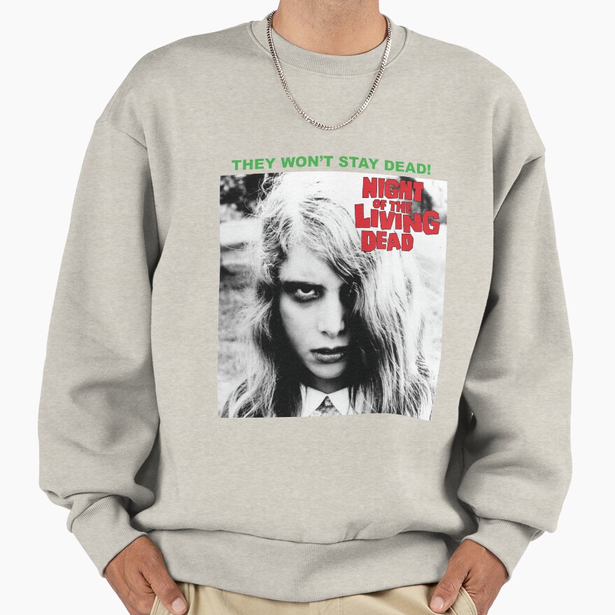 Night Of The Living Dead Little Zombie Girl Sweatshirt - Image 3