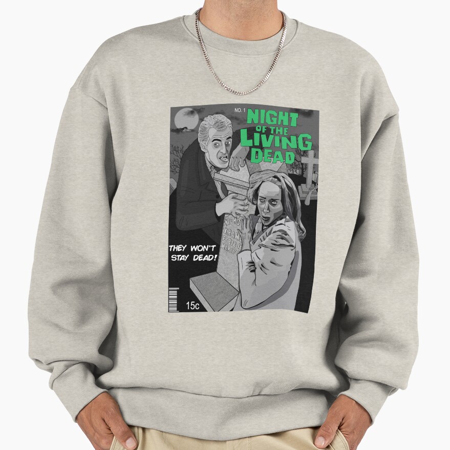 Night Of The Living Dead They Won T Stay Dead Sweatshirt - Image 3