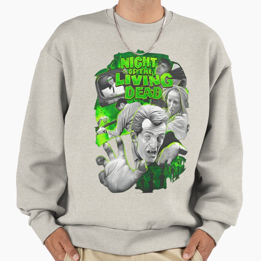 Scary Movie Vintage Halloween Horror Film Sweatshirt - Image 3