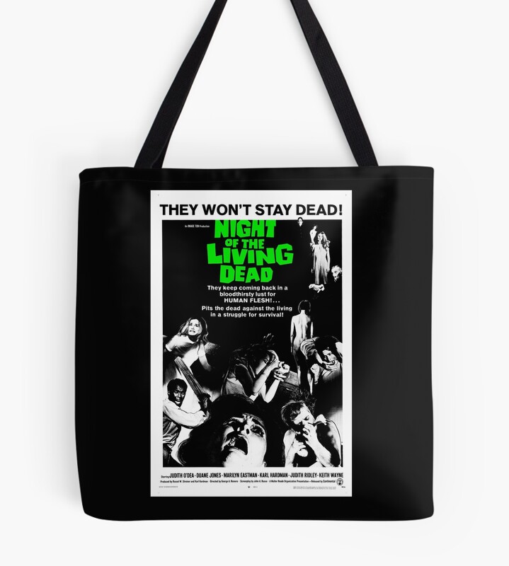 Night Of The Living Dead Vintage Tote Bag