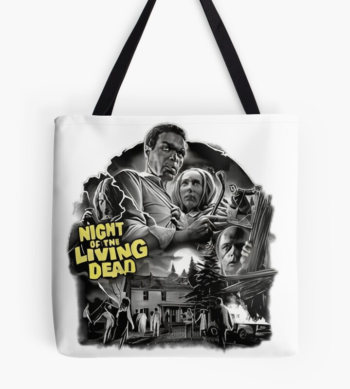 Night Of The Living Dead Retro Tote Bag