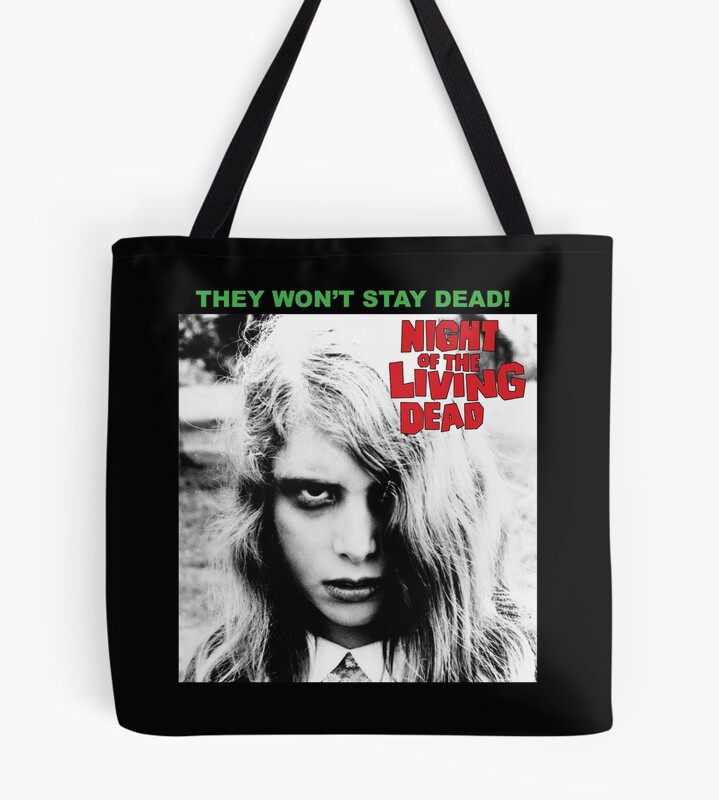 Night Of The Living Dead Little Zombie Girl Tote Bag