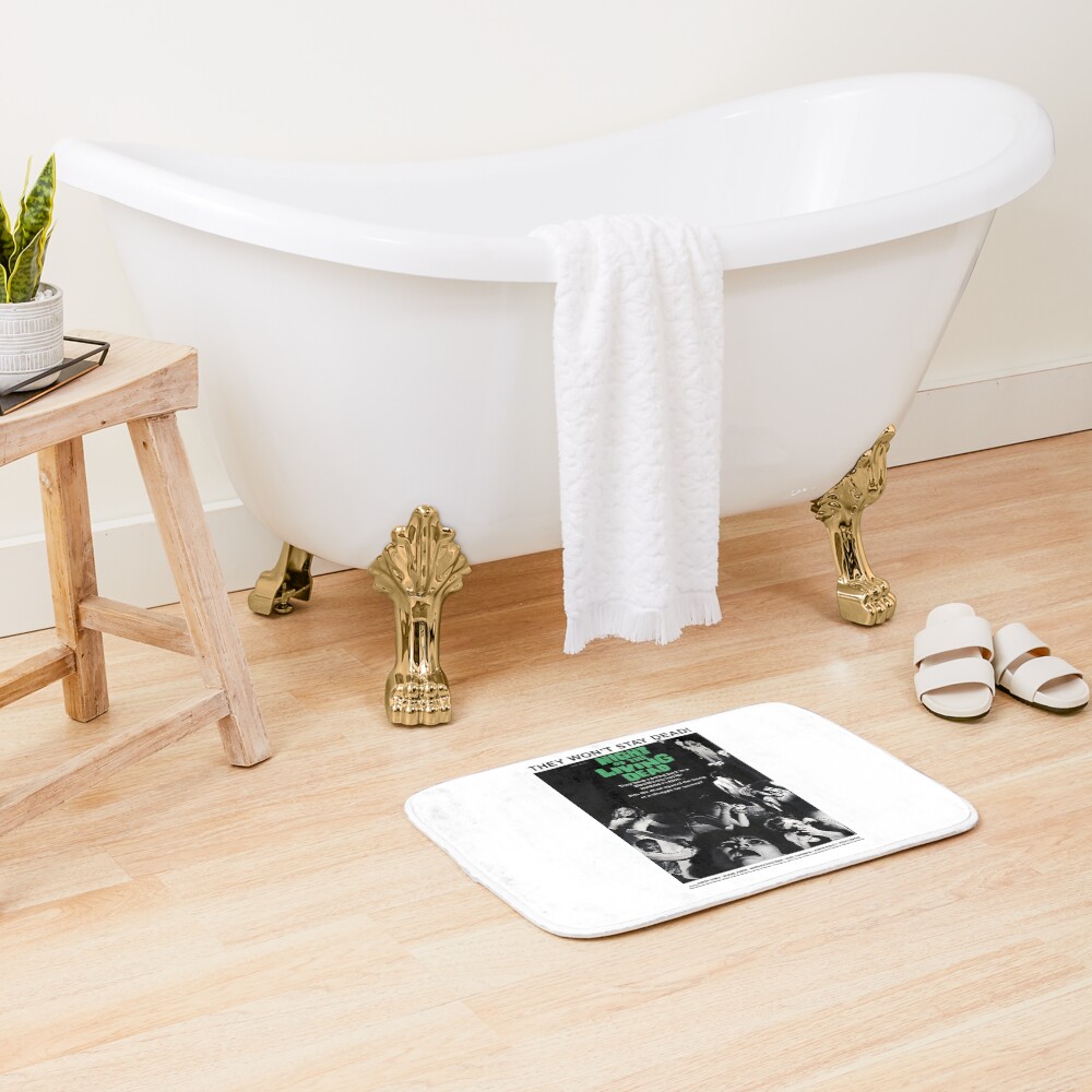 Halloween Movie Film Vintage Scary Horror Bath Mat - Image 2
