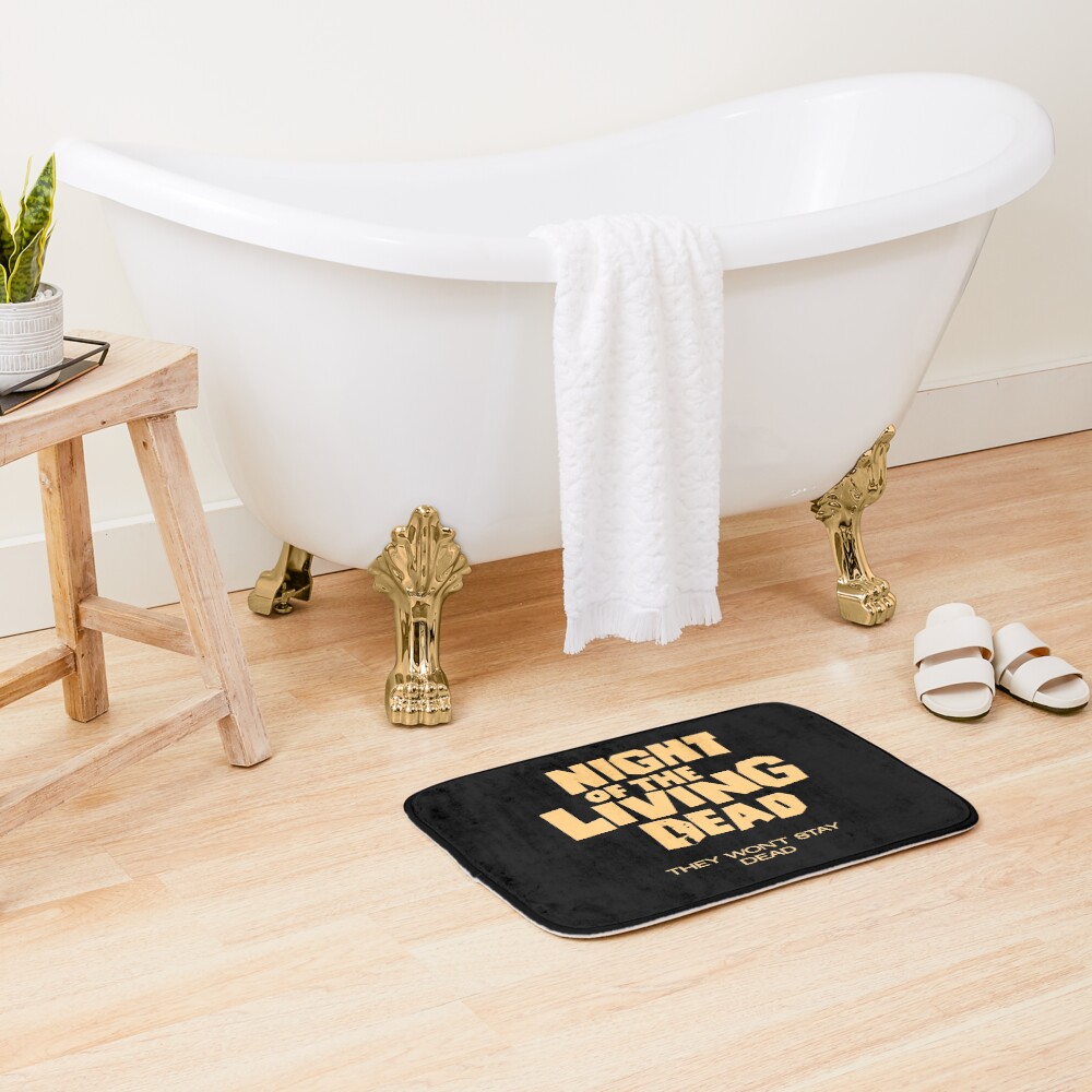 Night Of The Living Dead They Won T Stay Dead Bath Mat - Image 2