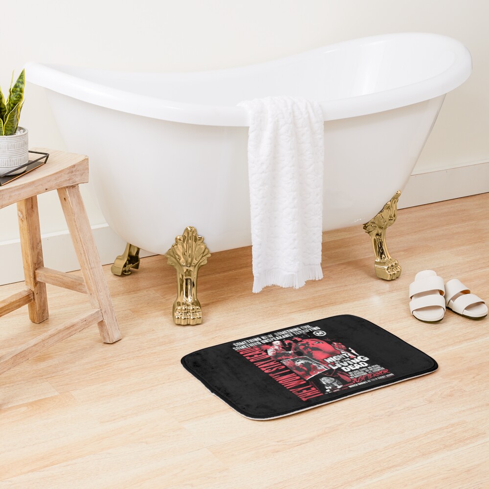 Film Horror Movie Halloween Vintage Scary Bath Mat - Image 2