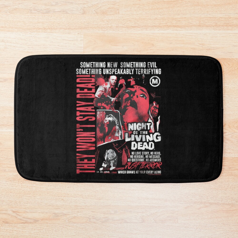 Film Horror Movie Halloween Vintage Scary Bath Mat