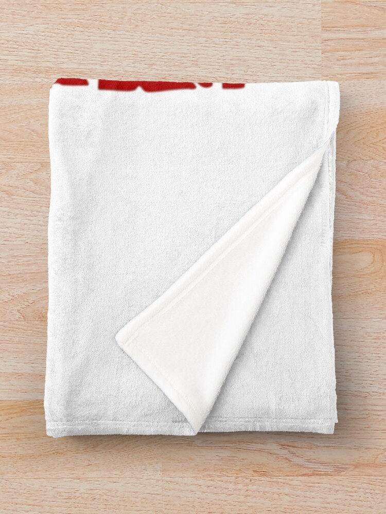 Night Of The Living Dead Red Logo Throw Blanket - Image 2