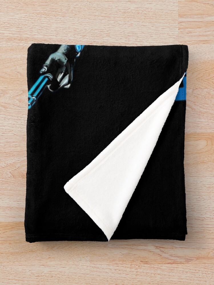 Vintage Scary Halloween Movie Horror Film Throw Blanket - Image 2