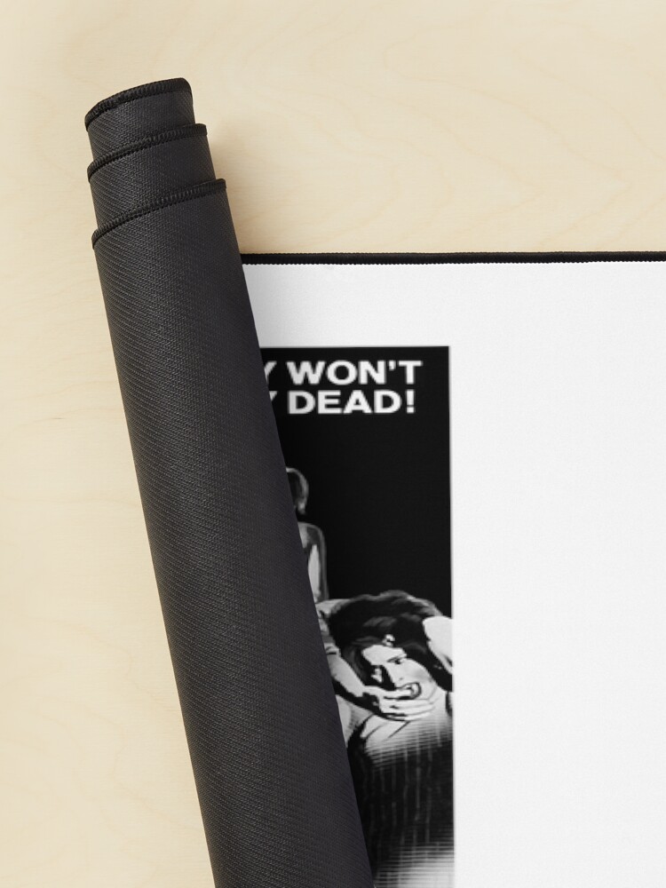 Night Of The Living Dead Zombies Retro Vintage Mouse Pad - Image 2