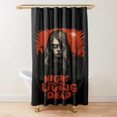 urshower curtain closedsquare1000x1000.1 21 - Night Of The Living Dead Merch