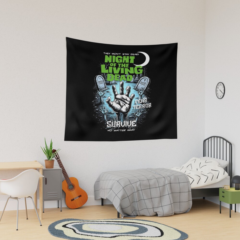 Night Of The Living Dead Fanart Tapestry