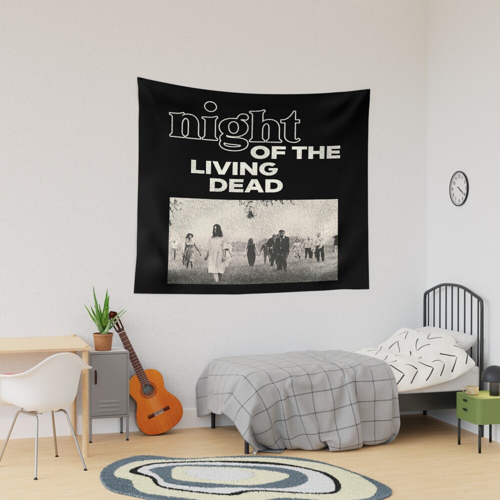 Night Of The Living Dead Horror Zombie Tapestry