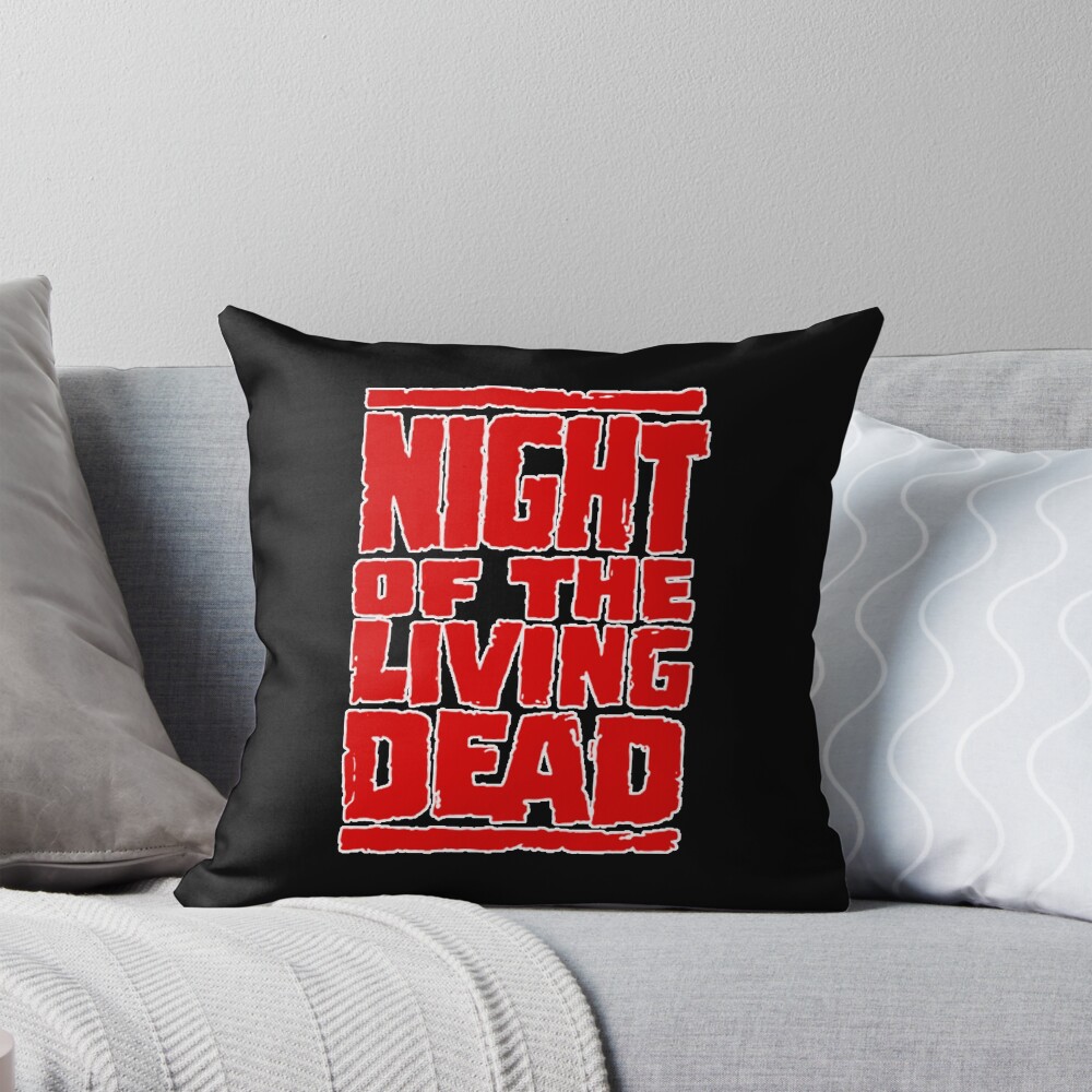 Night Of The Living Dead New Throw Pillow